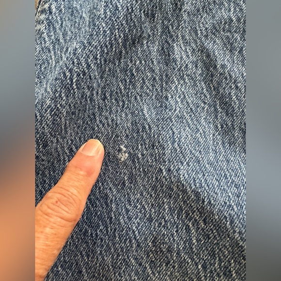 Vintage Sz 10 RARE ORANGE TAB acid wash 80s LEVIS!!! - Picture 3 of 7